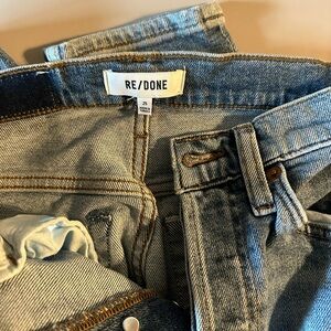 RE/DONE Blue Denim Jeans